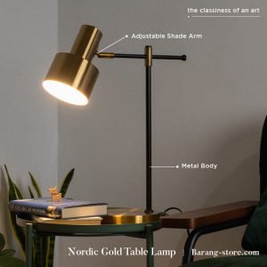 Nordic Gold Standing Lamp